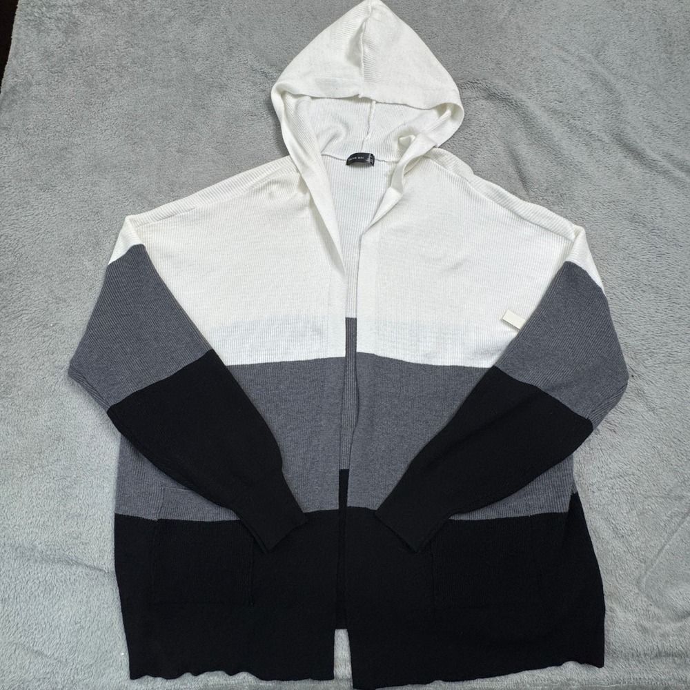 Verve Ami NWT Hooded Sweater Open Size‎ 1X BRAND NEW Super soft